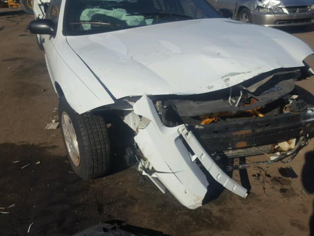 1G1JC52F057122617 - 2005 CHEVROLET CAVALIER WHITE photo 9