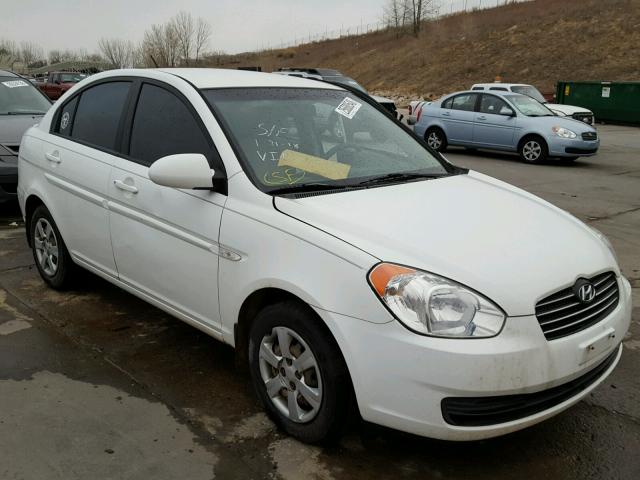 KMHCN46C57U121922 - 2007 HYUNDAI ACCENT GLS WHITE photo 1