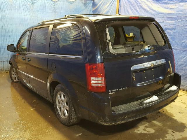 2A4RR5DX3AR148355 - 2010 CHRYSLER TOWN & COU BLUE photo 3