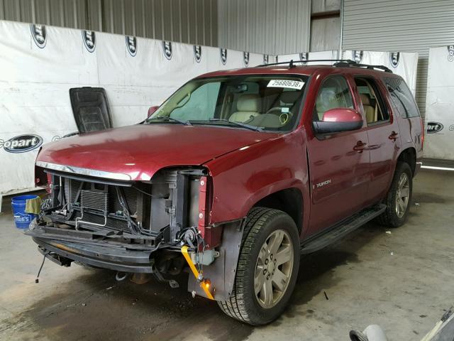 1GKFC13007R422394 - 2007 GMC YUKON BURGUNDY photo 2