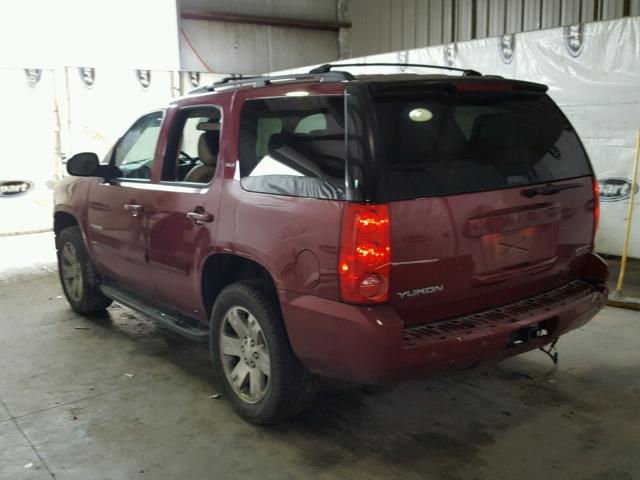 1GKFC13007R422394 - 2007 GMC YUKON BURGUNDY photo 3