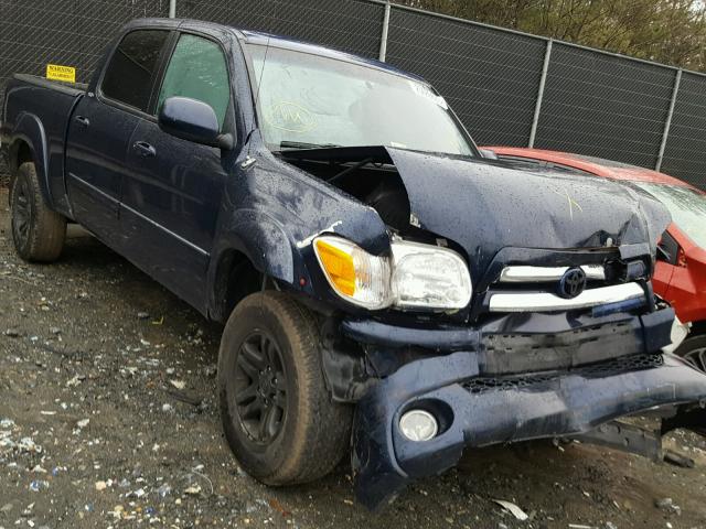 5TBDT44196S509862 - 2006 TOYOTA TUNDRA DOU BLUE photo 1