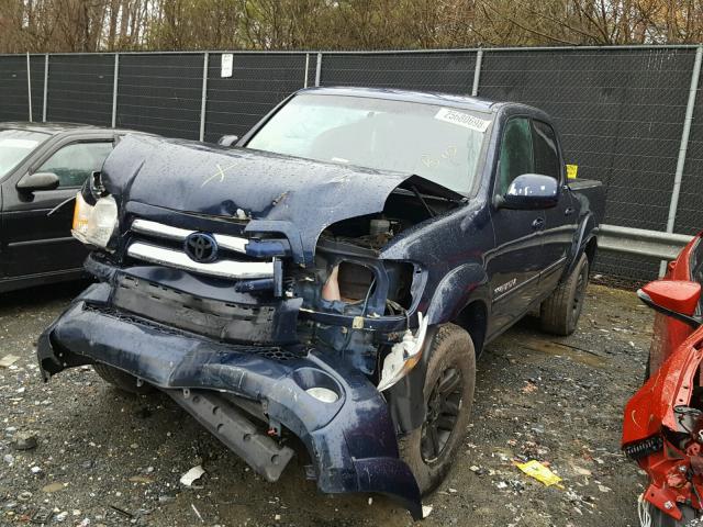 5TBDT44196S509862 - 2006 TOYOTA TUNDRA DOU BLUE photo 2