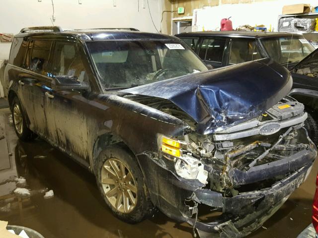 2FMHK6CC4ABA74524 - 2010 FORD FLEX SEL BLACK photo 1