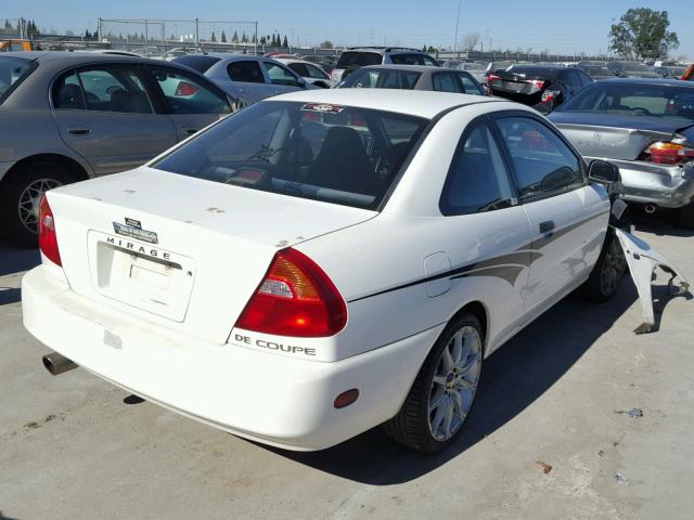 JA3AY11A72U058532 - 2002 MITSUBISHI MIRAGE DE WHITE photo 4