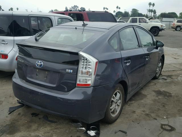 JTDKN3DU5A0187231 - 2010 TOYOTA PRIUS GRAY photo 4