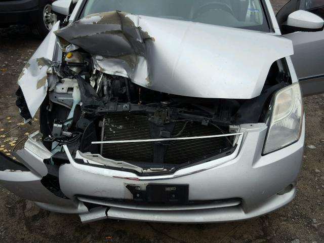 3N1AB6AP1CL741510 - 2012 NISSAN SENTRA 2.0 SILVER photo 7