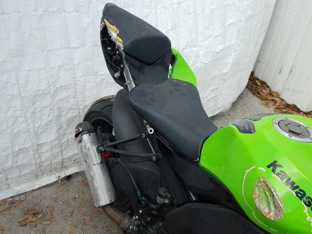 JKAZXCE198A013609 - 2008 KAWASAKI ZX1000 E GREEN photo 6