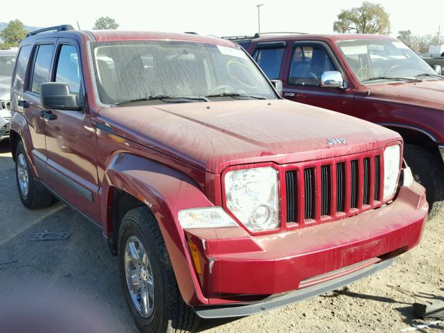 1C4PJMAK7CW143130 - 2012 JEEP LIBERTY SP RED photo 1