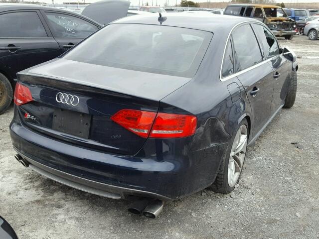 WAUHGCFL6AA180370 - 2010 AUDI S4 PREMIUM BLUE photo 4