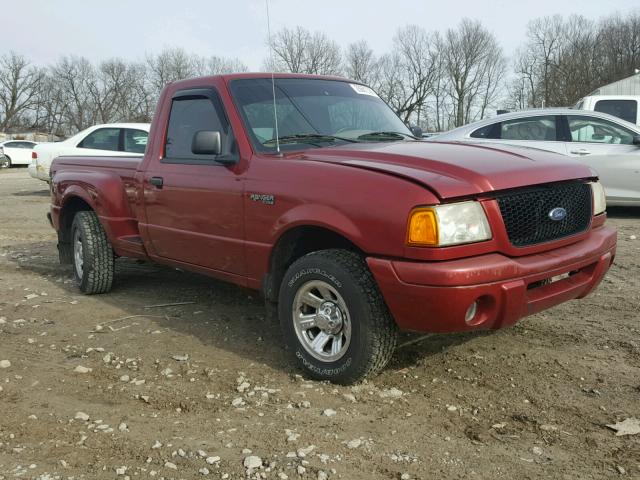 1FTYR10C2YPA25574 - 2000 FORD RANGER MAROON photo 1