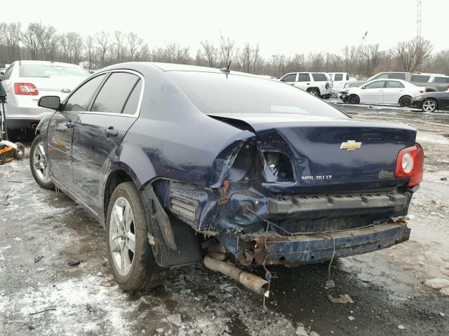 1G1ZC5EB9A4119688 - 2010 CHEVROLET MALIBU 1LT 蓝色 照片 3