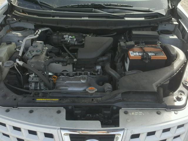 JN8AS58V68W112424 - 2008 NISSAN ROGUE S SILVER photo 7