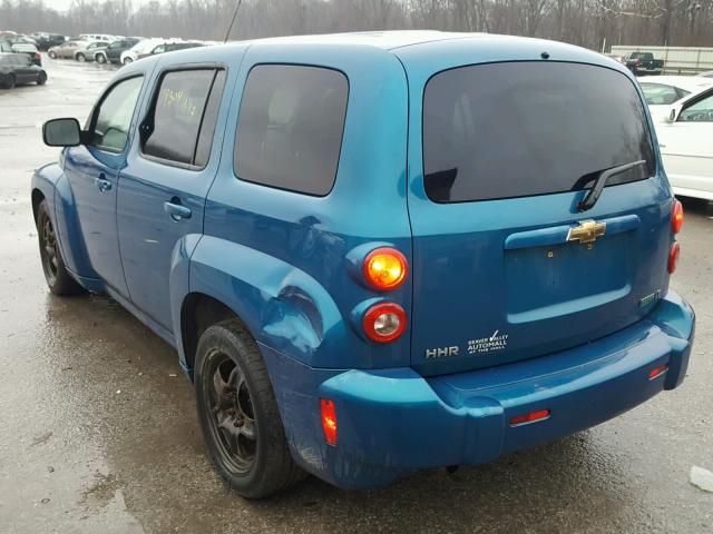 3GNBABDB4AS540370 - 2010 CHEVROLET HHR LT BLUE photo 3