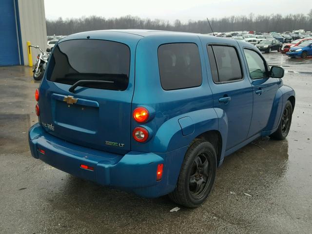 3GNBABDB4AS540370 - 2010 CHEVROLET HHR LT BLUE photo 4