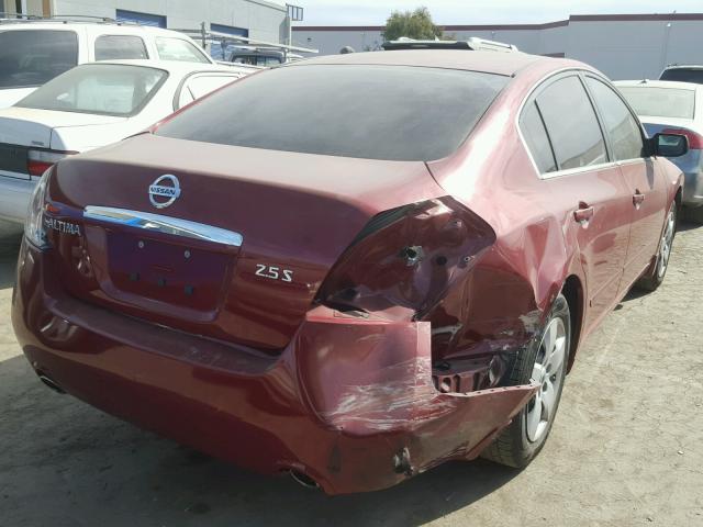 1N4AL21E88N474929 - 2008 NISSAN ALTIMA 2.5 RED photo 4