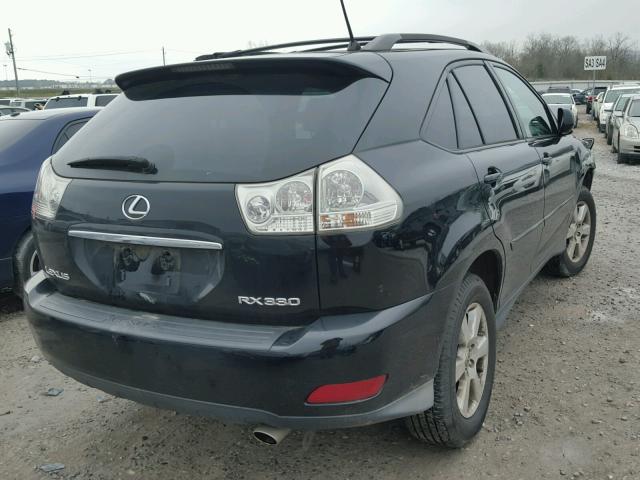 2T2HA31U36C104771 - 2006 LEXUS RX 330 BLACK photo 4