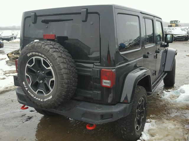 1C4BJWFG6DL664384 - 2013 JEEP WRANGLER U BLACK photo 4