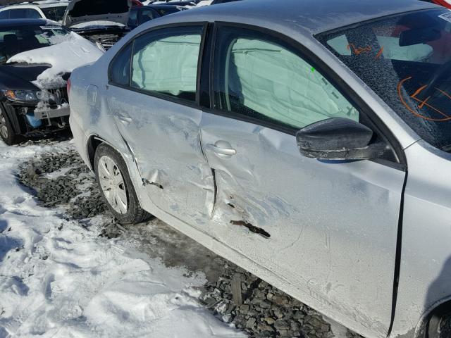 3VW2K7AJ6CM335801 - 2012 VOLKSWAGEN JETTA BASE 灰色 照片 9