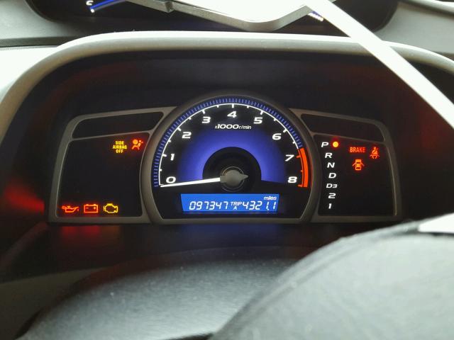 19XFA16549E041266 - 2009 HONDA CIVIC LX BLUE photo 8