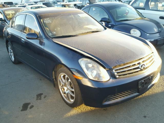 JNKCV51E85M210012 - 2005 INFINITI G35 BLUE photo 1