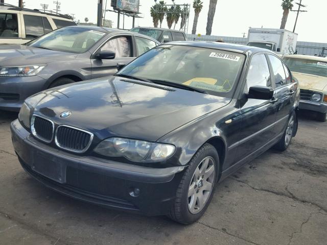 WBAET37474NJ45596 - 2004 BMW 325 I BLACK photo 2