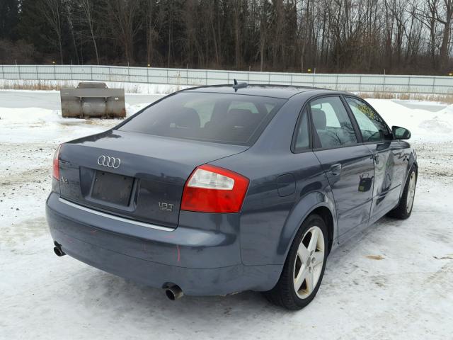 WAULC68E15A077935 - 2005 AUDI A4 1.8T QU BLUE photo 4