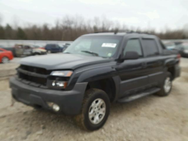 3GNEC13T93G200990 - 2003 CHEVROLET AVALANCHE BLACK photo 2