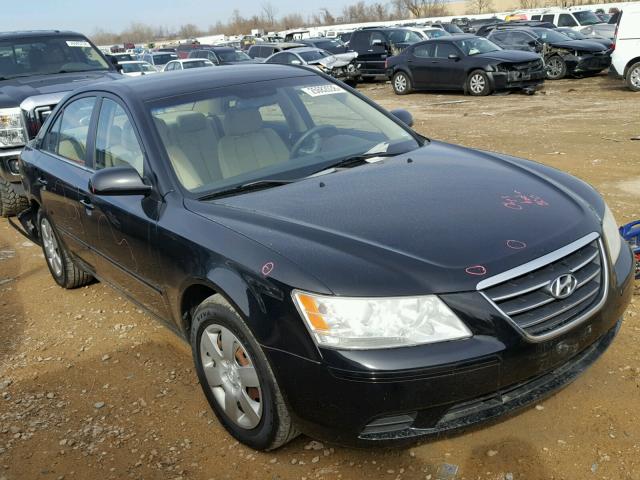 5NPET46C29H475610 - 2009 HYUNDAI SONATA GLS BLACK photo 1