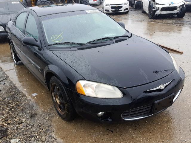 1C3EL56U21N669691 - 2001 CHRYSLER SEBRING LX BLACK photo 1