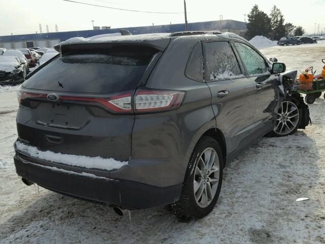 2FMPK4G92FBB04660 - 2015 FORD EDGE SE BLACK photo 4