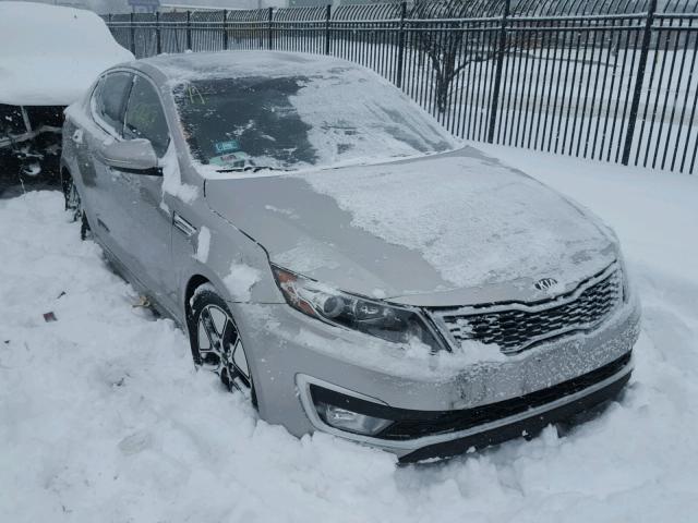 KNAGM4AD2D5039920 - 2013 KIA OPTIMA HYB SILVER photo 1