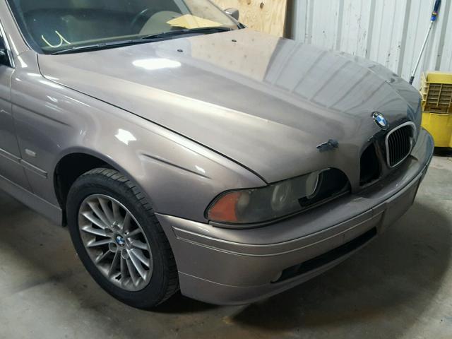 WBADN63402GN85593 - 2002 BMW 540 I AUTO BROWN photo 9