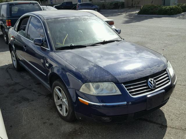 WVWRH63B74P094214 - 2004 VOLKSWAGEN PASSAT GLX BLUE photo 1