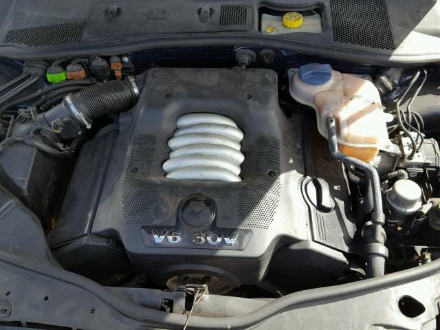 WVWRH63B74P094214 - 2004 VOLKSWAGEN PASSAT GLX BLUE photo 7