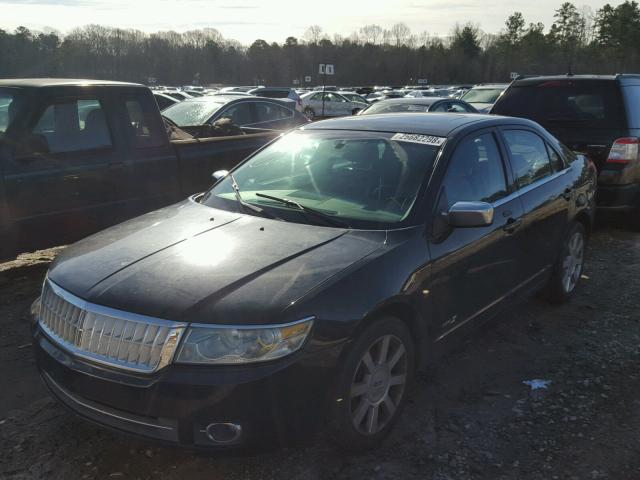 3LNHM28T88R660392 - 2008 LINCOLN MKZ BLACK photo 2