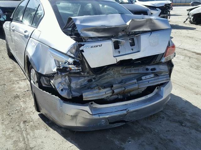 1HGCP26308A052466 - 2008 HONDA ACCORD LX SILVER photo 9