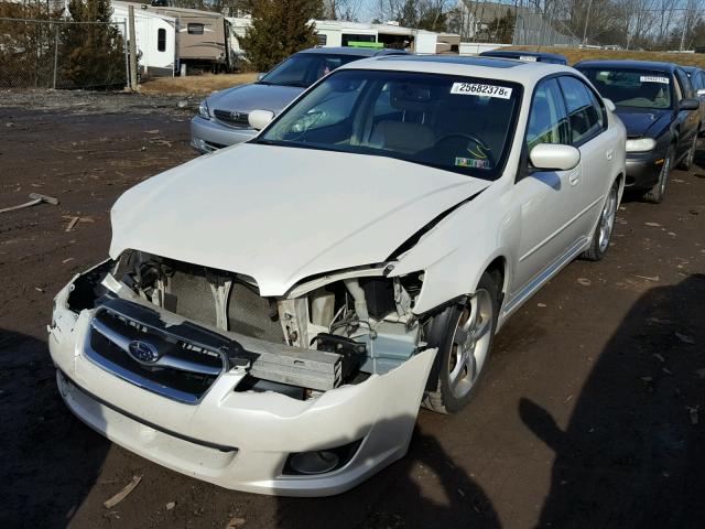 4S3BL626697215732 - 2009 SUBARU LEGACY 2.5 WHITE photo 2