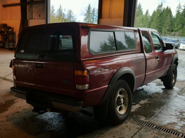 1FTZR15X8XTA10843 - 1999 FORD RANGER SUP RED photo 4