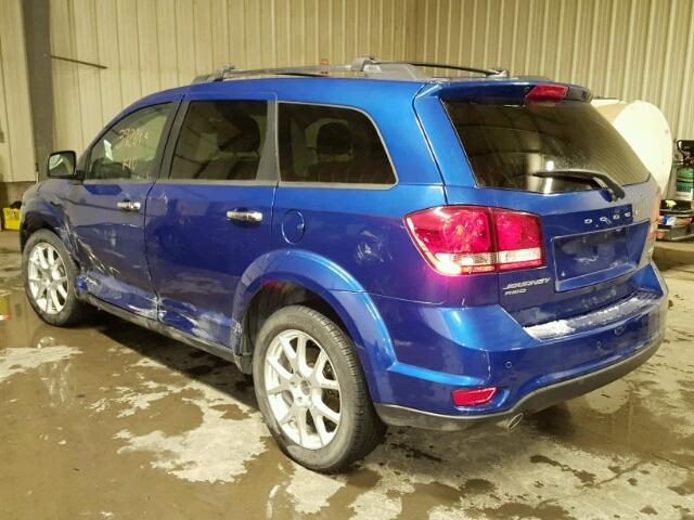 3C4PDDFG2FT569149 - 2015 DODGE JOURNEY R/ BLUE photo 3