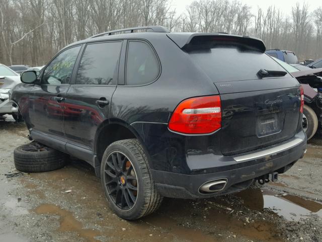 WP1AA29P78LA27816 - 2008 PORSCHE CAYENNE BLACK photo 3