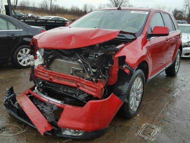 2FMDK3KC9ABB57655 - 2010 FORD EDGE LIMIT RED photo 2