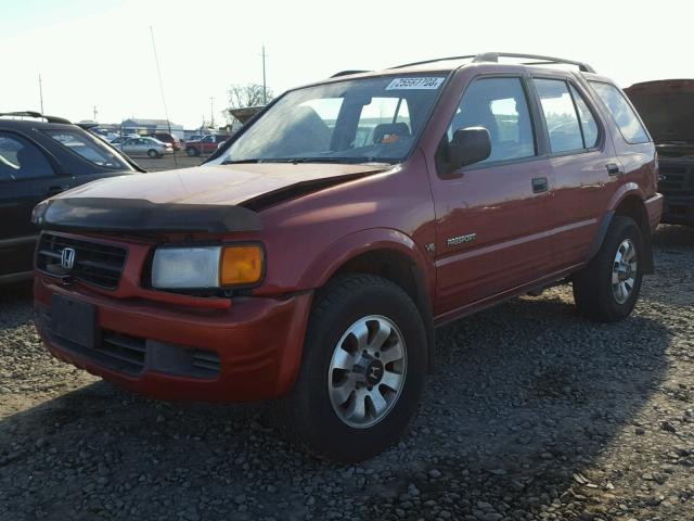 4S6CM58W4X4415755 - 1999 HONDA PASSPORT E RED photo 2