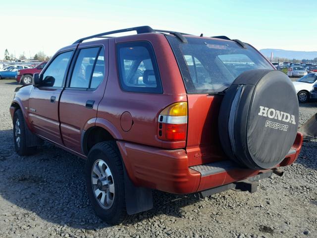 4S6CM58W4X4415755 - 1999 HONDA PASSPORT E RED photo 3