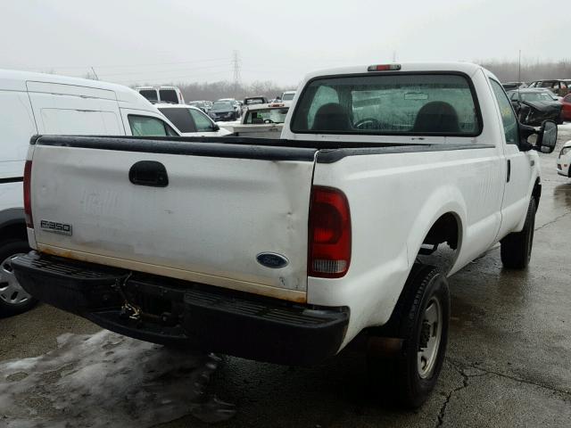 1FTWF31P36EC80546 - 2006 FORD F350 SRW S WHITE photo 4