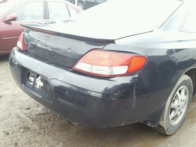 2T1CG22P81C514880 - 2001 TOYOTA CAMRY SOLA BLACK photo 9