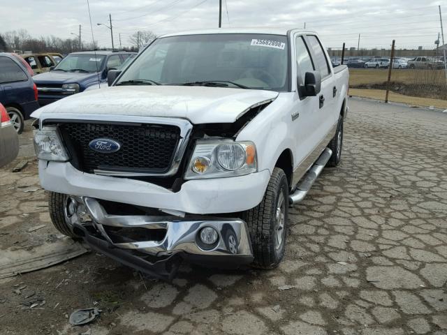 1FTPW14VX8KB69905 - 2008 FORD F150 SUPER WHITE photo 2