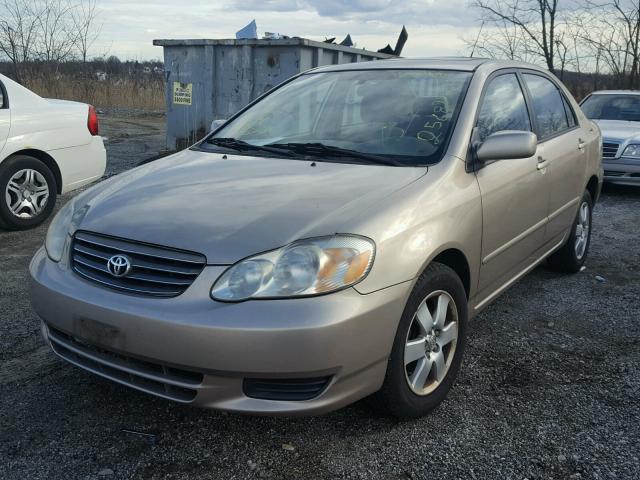 2T1BR38E94C214853 - 2004 TOYOTA COROLLA CE TAN photo 2