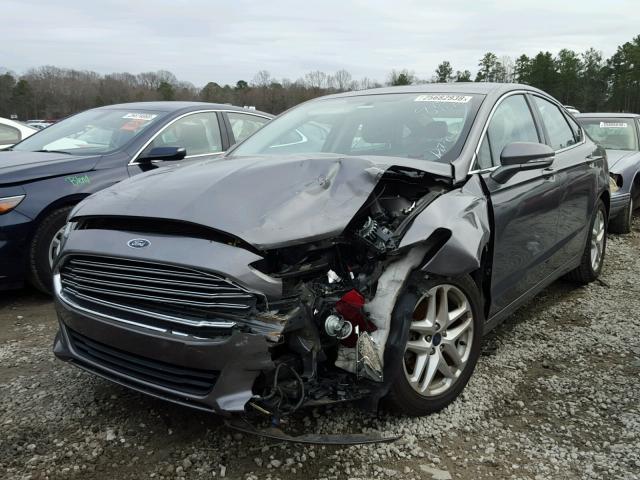 3FA6P0HR5DR288800 - 2013 FORD FUSION SE GRAY photo 2