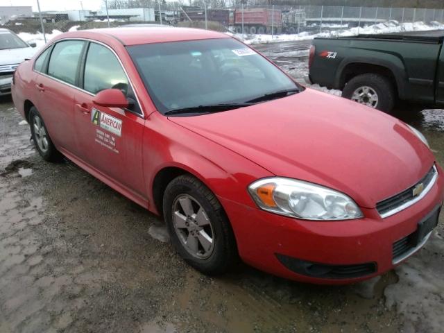 2G1WB5EK9A1161117 - 2010 CHEVROLET IMPALA LT RED photo 1